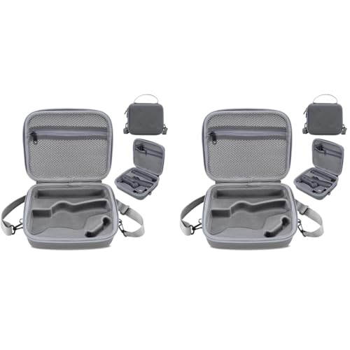 ZORBES® Storage Nylon Bag Osmo Mobile 6 Hard Shell Portable Carrying Case with Shoulder Belt Accessories Travel Grey 2PCS ZORBES® Storage Nylon Bag Osmo Mobile 6 Hard Shell Portable Carrying Case with Shoulder Belt Accessories Travel Grey 2PCS